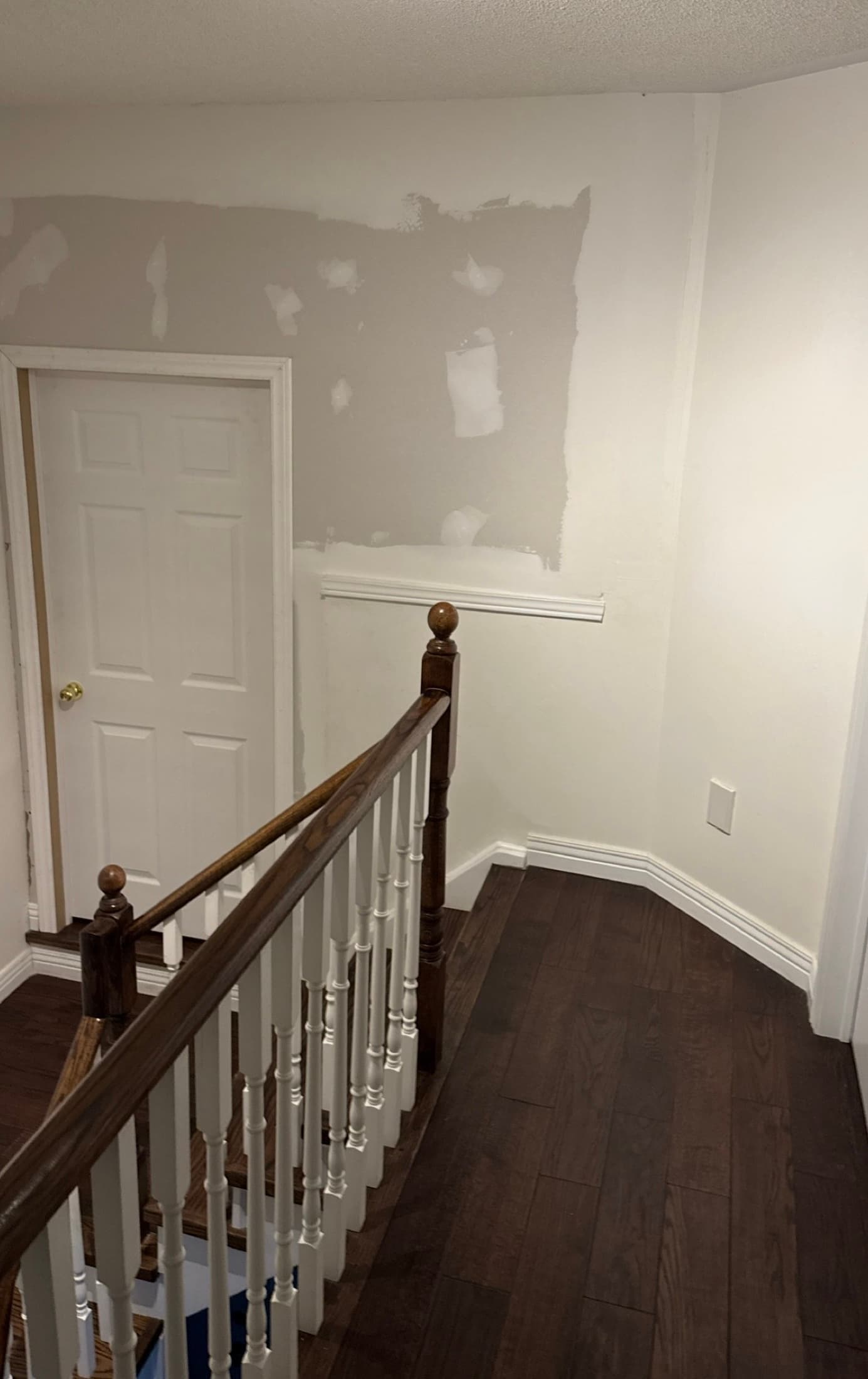 Stairwell Drywall Rebuild completed in Ajax